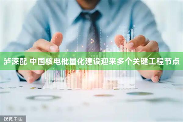 泸深配 中国核电批量化建设迎来多个关键工程节点