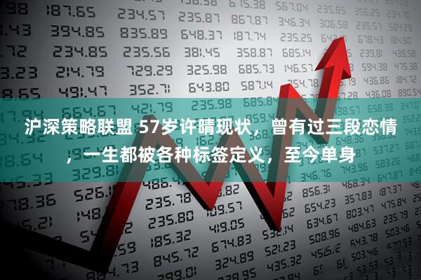 沪深策略联盟 57岁许晴现状，曾有过三段恋情，一生都被各种标签定义，至今单身